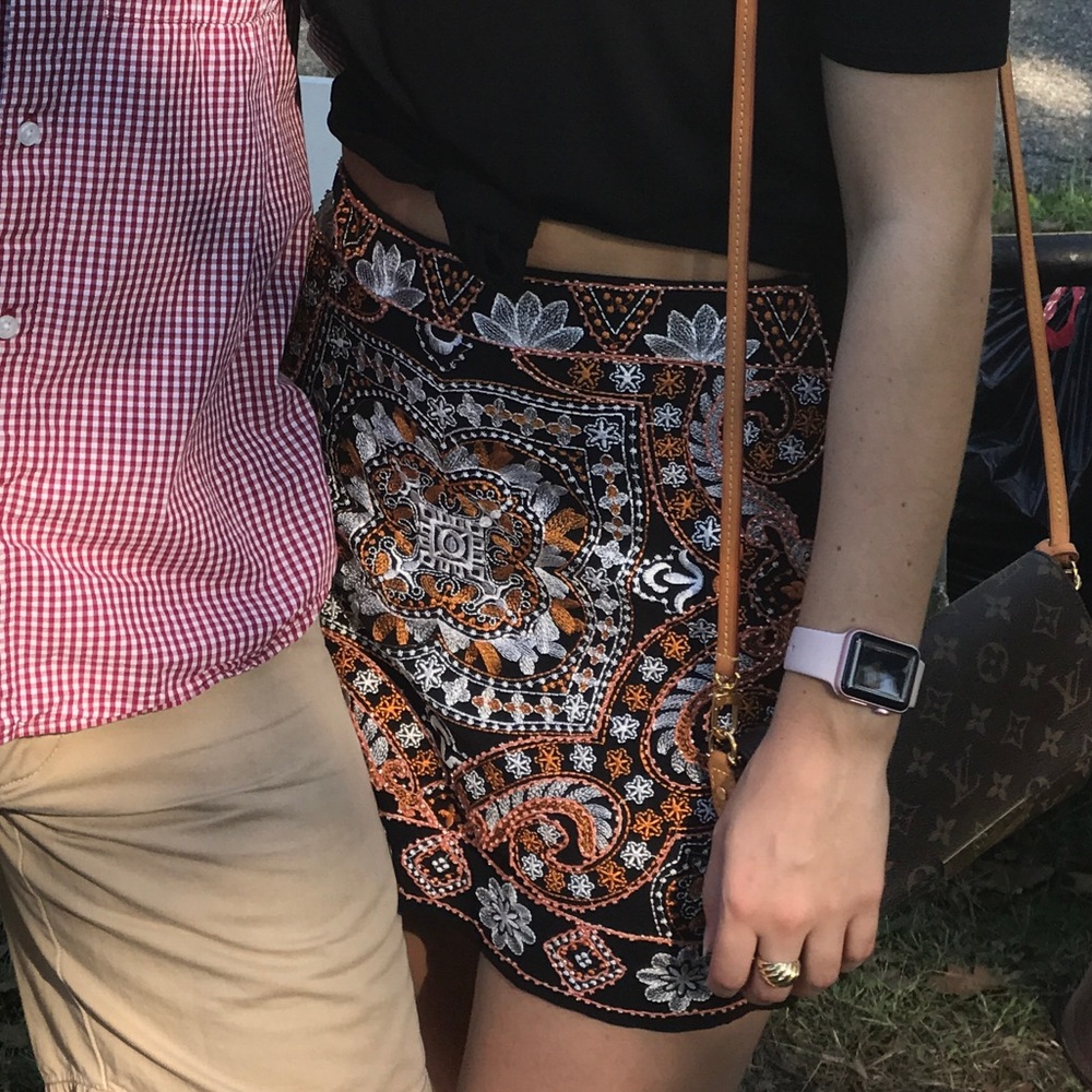 Endless Rose Beaded Mini skirt